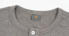 Men's Casual Style Henley T Shirt