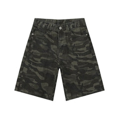 Summer Camo Cargo Baggy Shorts