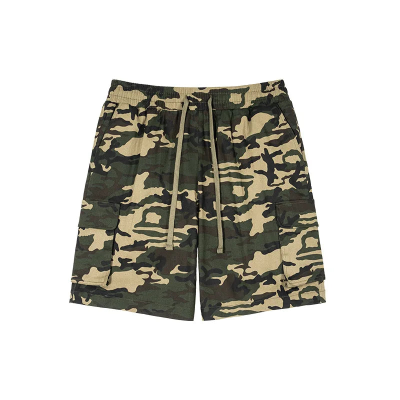 Quick Dry Camouflage Loose Running Fitness Shorts