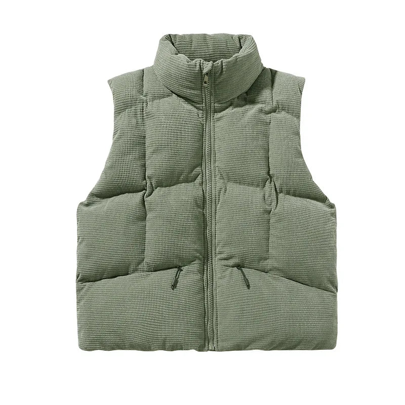 New Fashion Stand-up Collar Vest