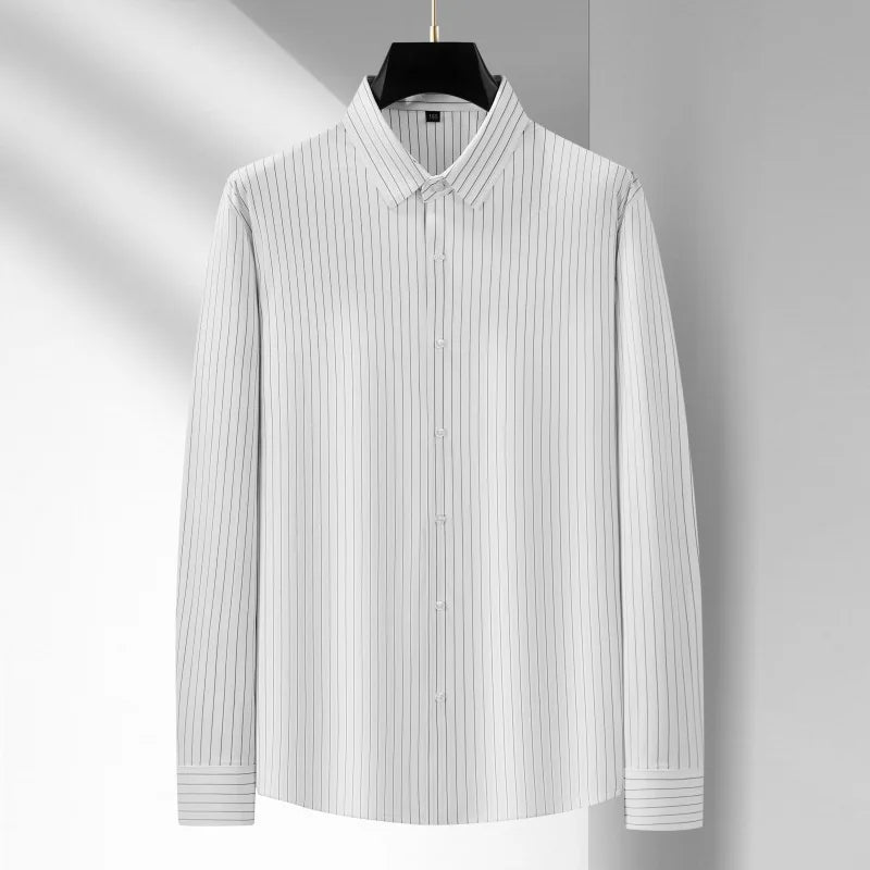 Quick Dry Loose Striped Shirt