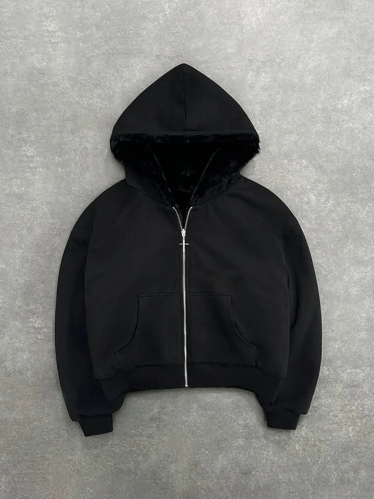 Leopard Reversible Hoodie