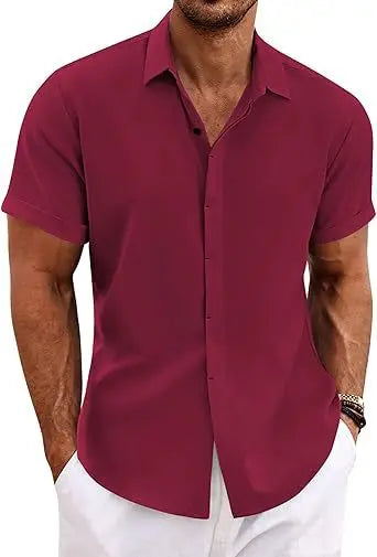 Fashion Solid Color Shirt