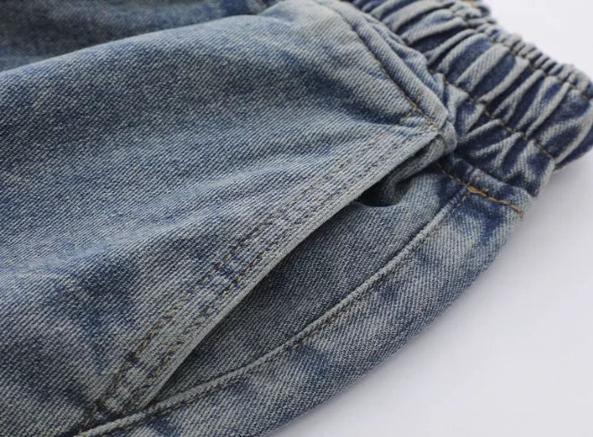 Vintage Distressed Denim Shorts