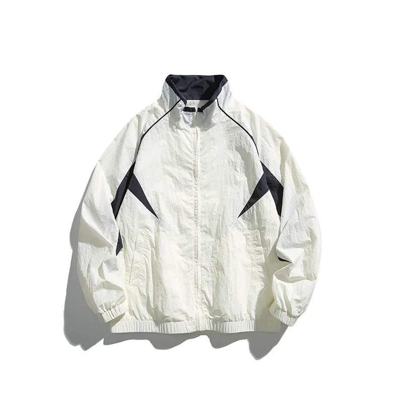 Fashion Stand-up Zipper Jacket