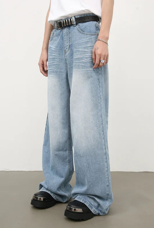 Vintage Washed Men Jeans