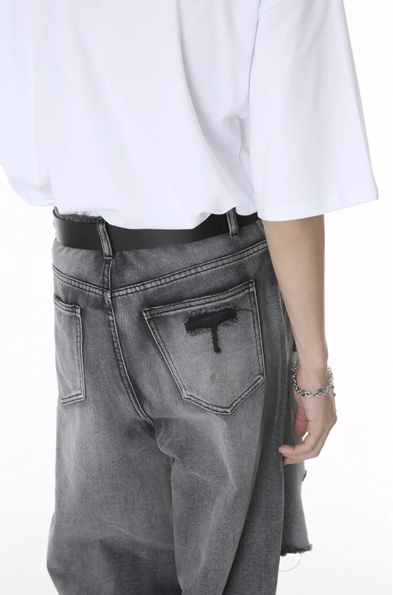 Men's Fashionable Distressed Jeans