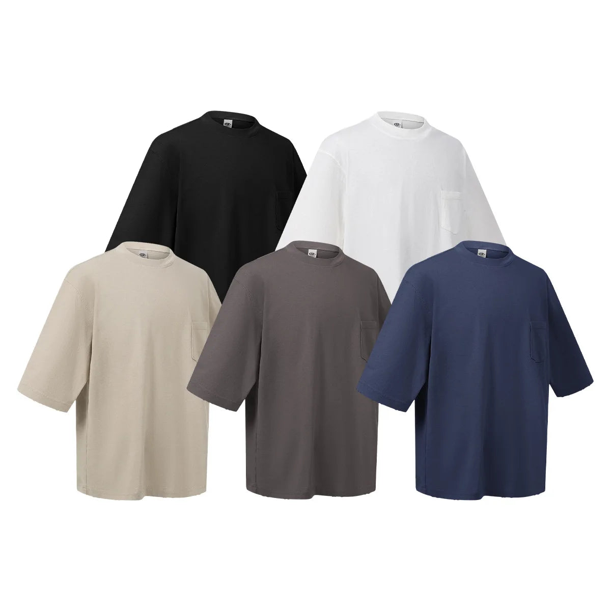 215g 100% Cotton Crew Neck Short-sleeved