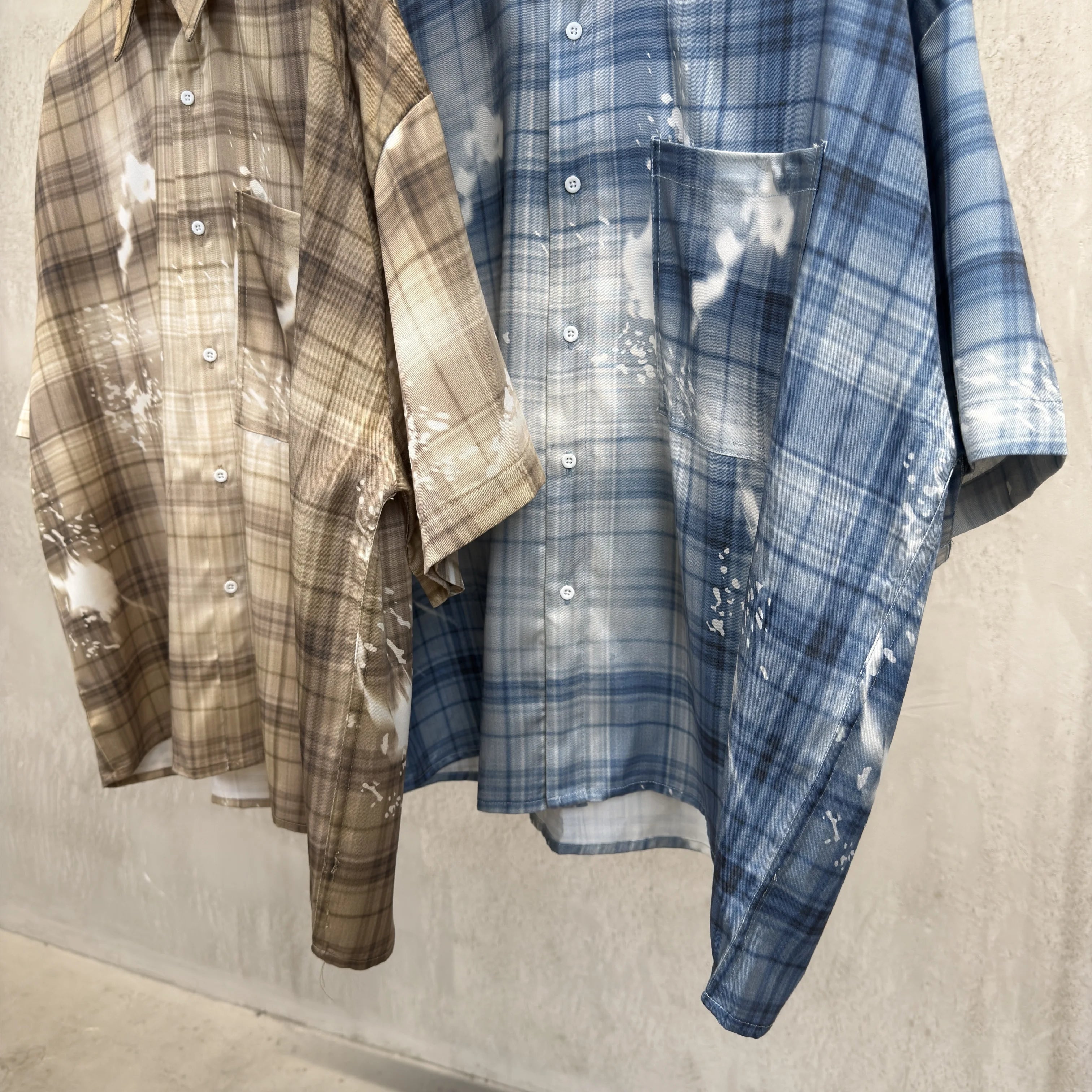 Fashion Retro Plaid Shirt T-Shirt