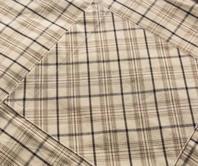 Plaid Shirt 100% Cotton Shirt