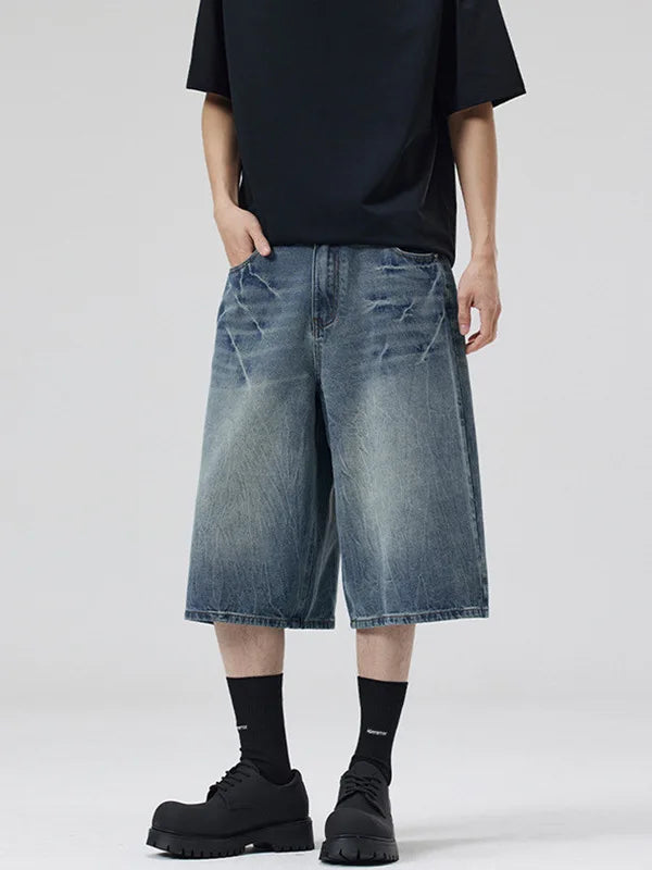 Men Fashion Causal Denim Shorts