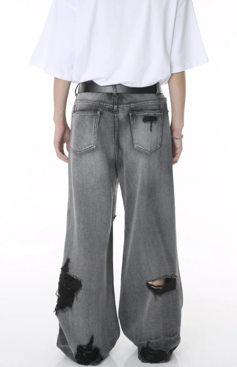 Men's Fashionable Distressed Jeans