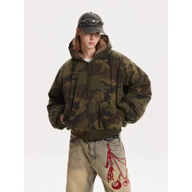 Oversized  Camouflage Jacket