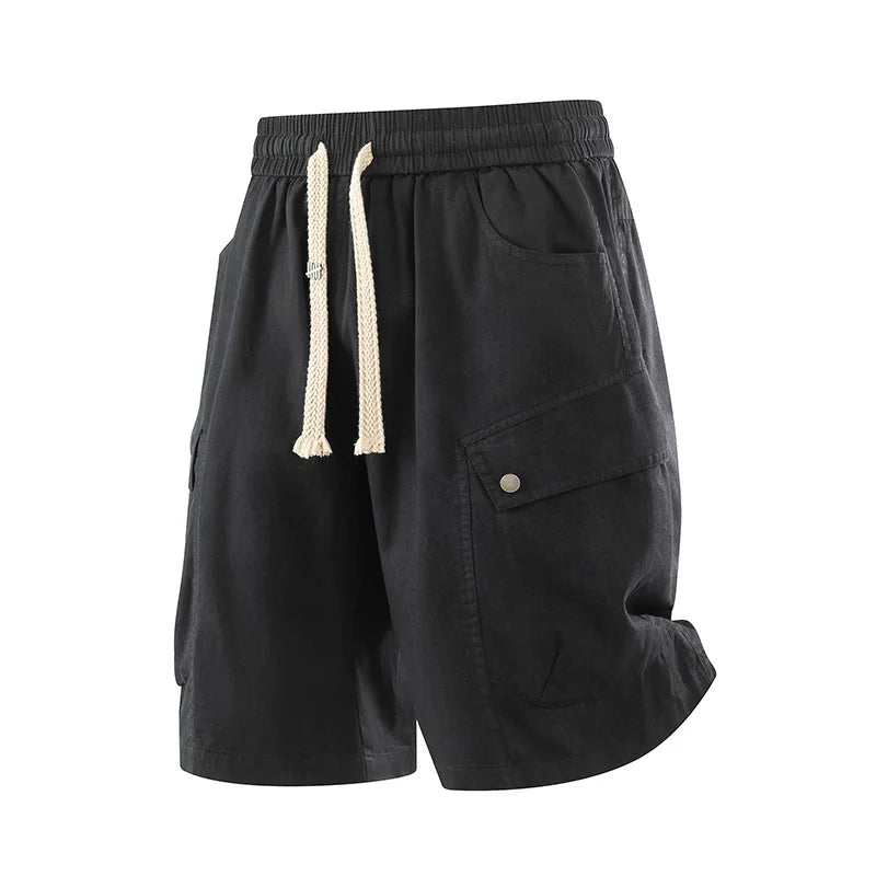 Casual Streetwear Cargo Shorts With Side Pockets