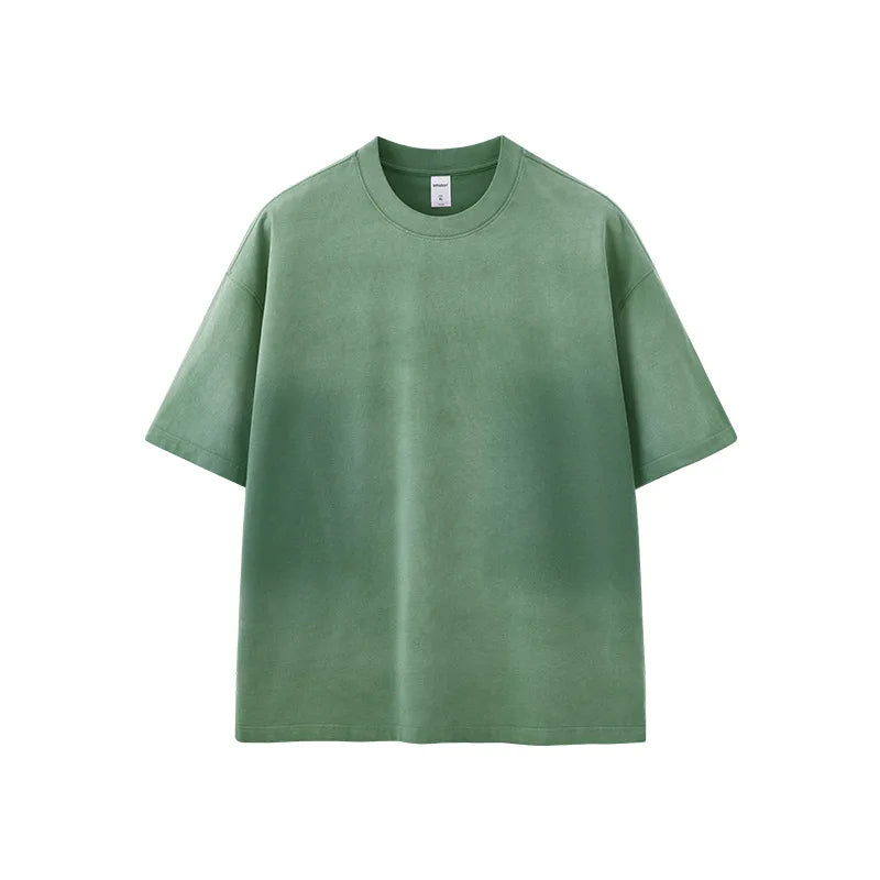 100% Cotton Oversized Acid Wash Blank T Shirt