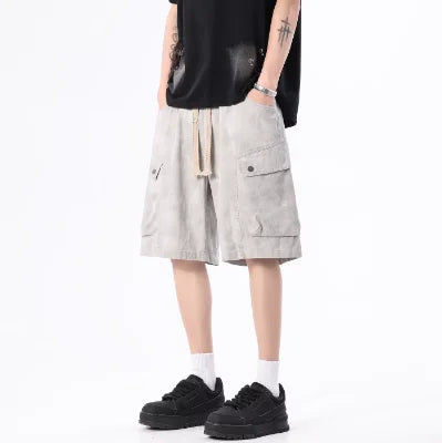 Casual Streetwear Cargo Shorts With Side Pockets