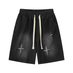 Vintage Distressed Denim Shorts
