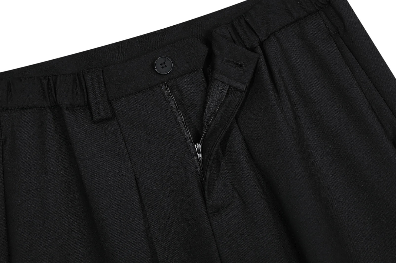 High Quality Wide Leg Pleated Bermuda Shorts