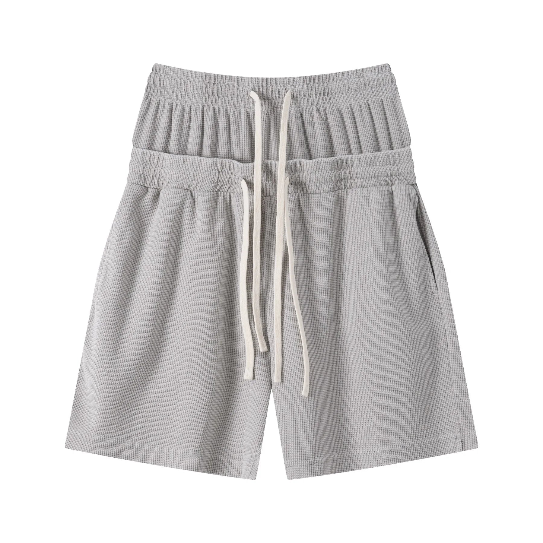 Vintage Washed 235gsm Double Waist Loose Shorts