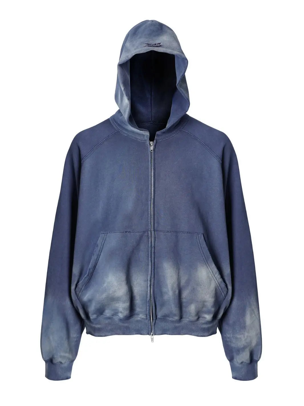 Acid Washed Cropped Hoodies