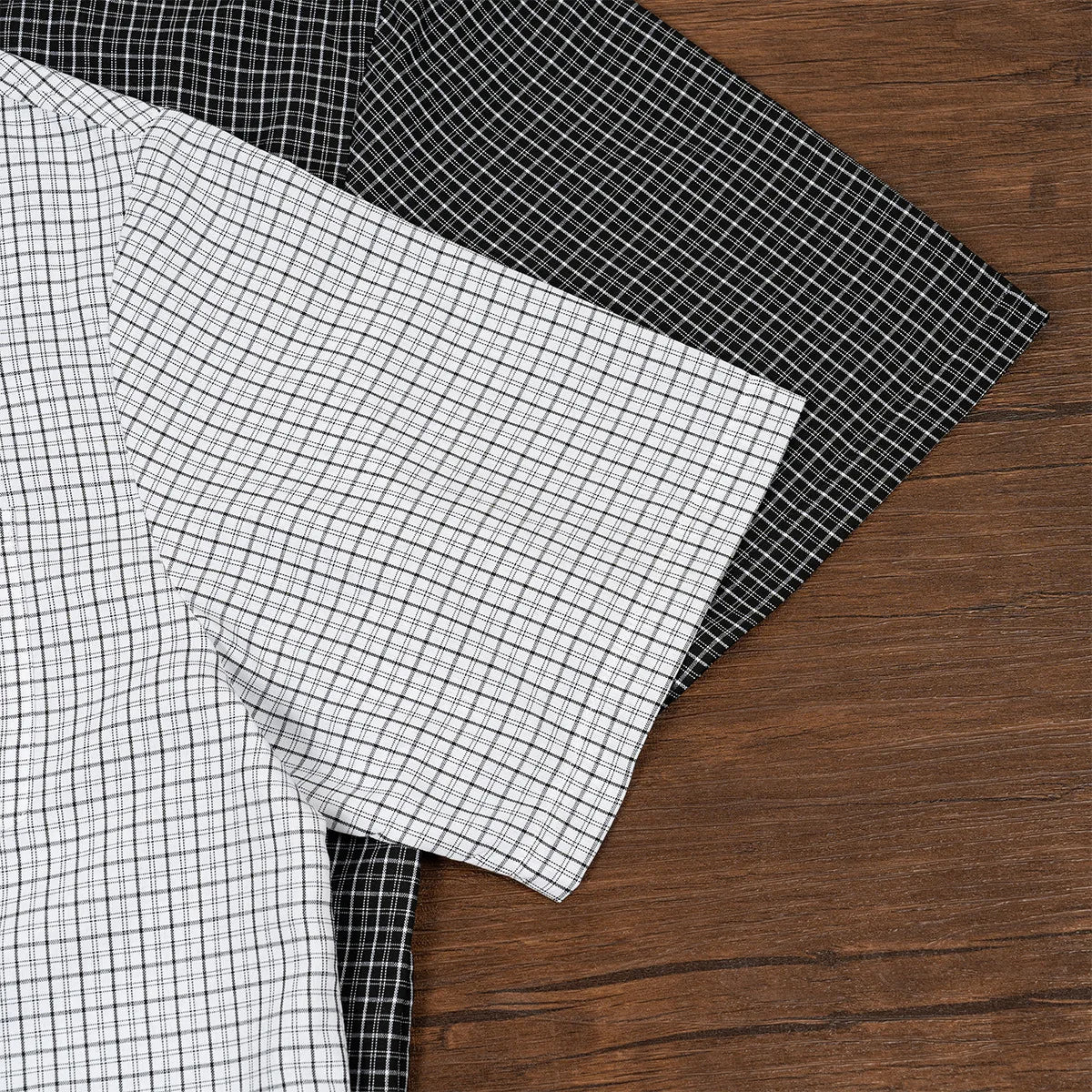 Summer Trendy Plaid Distressed Short-sleeved