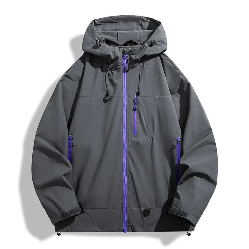 Waterproof  Zip up Hiking Jacket