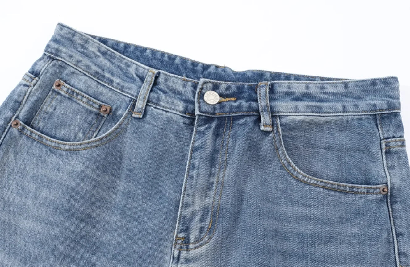 Men's New Style High Waist Denim Jeans