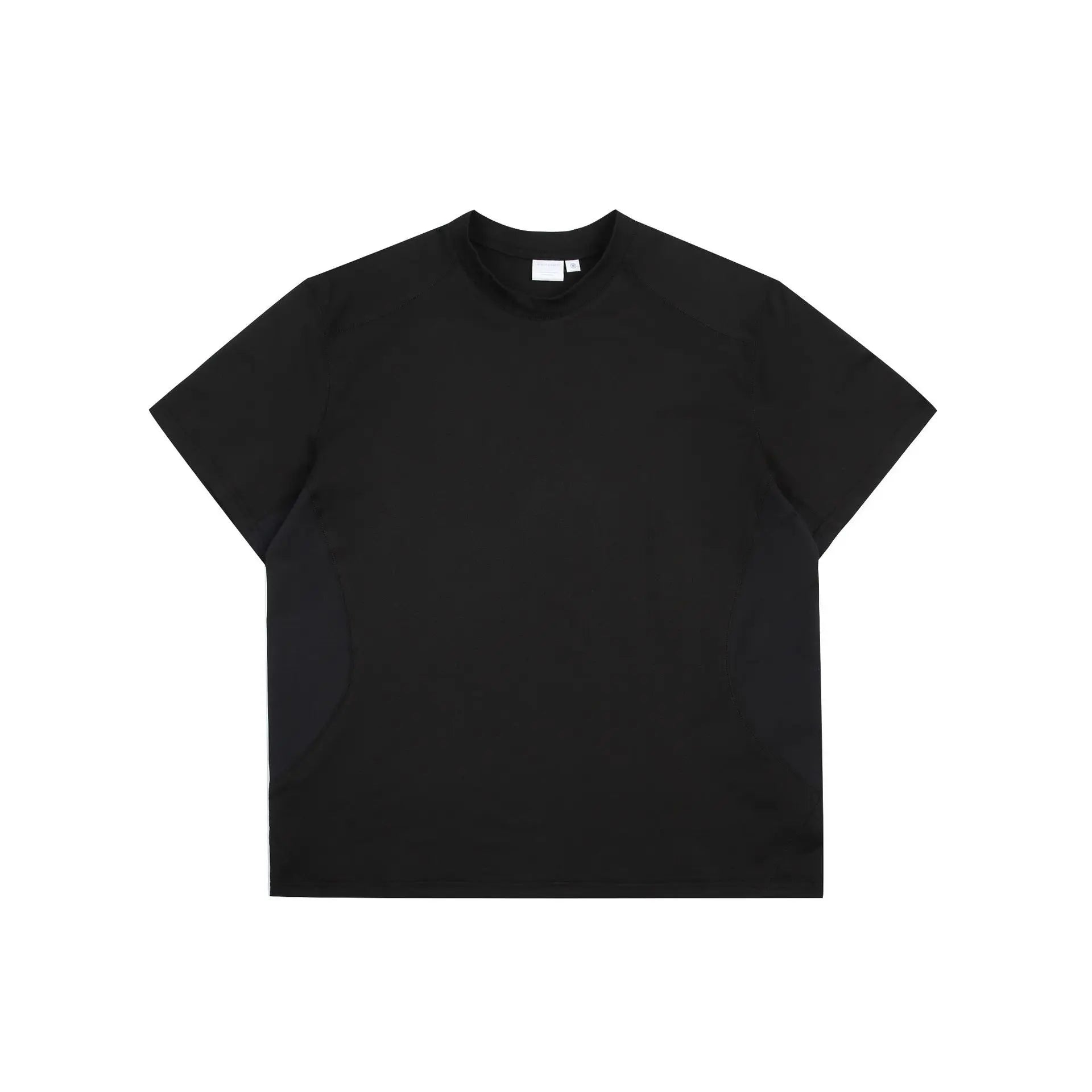 Patchwork Mesh O-neck T-shirt