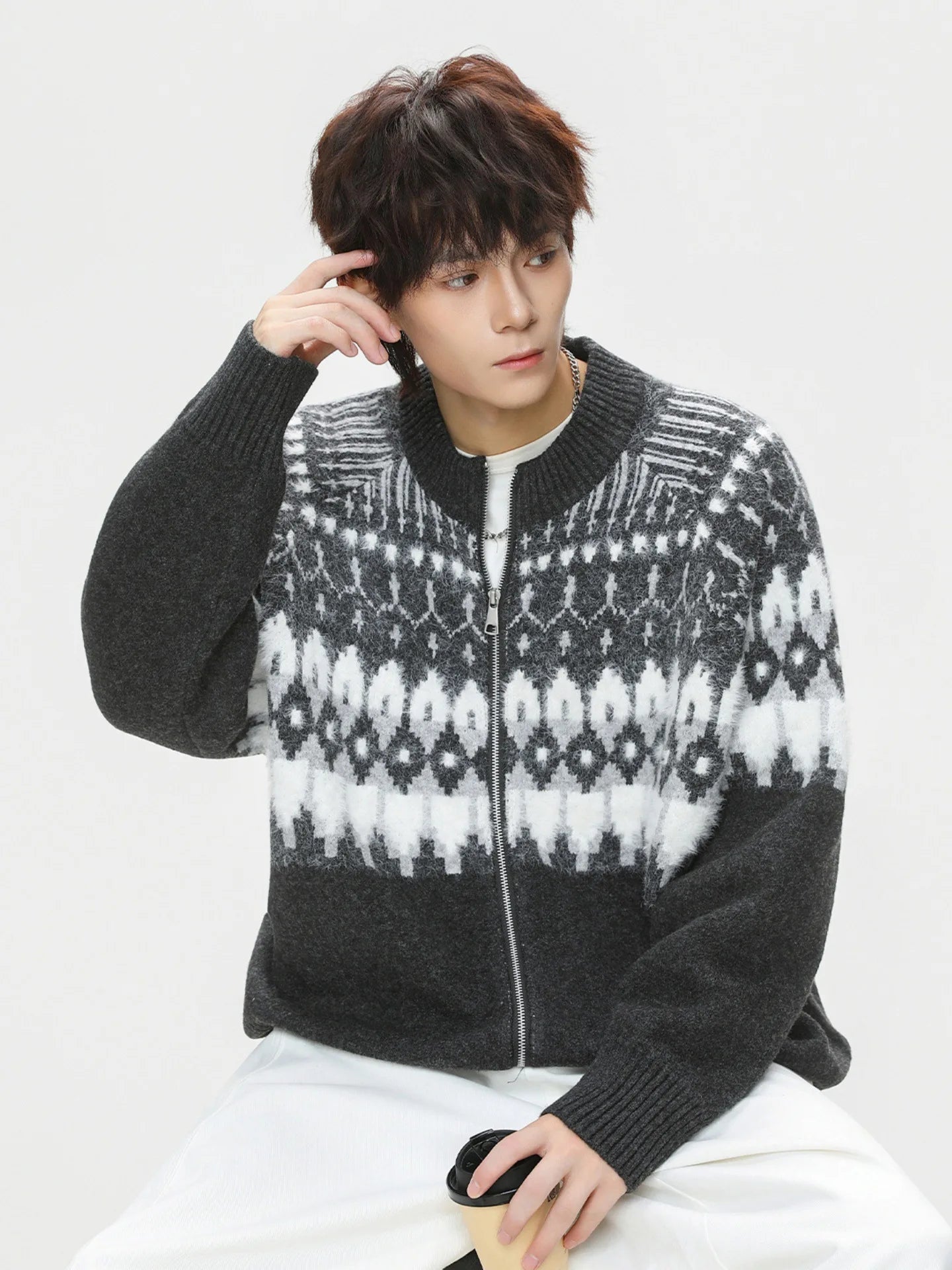 Winter Cardigan Soft Cozy Full Sleeve Sweater Jacket