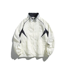 Fashion Stand-up Zipper Jacket