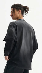 Double Layer 100% Cotton 260gsm Distressed Sweatshirts
