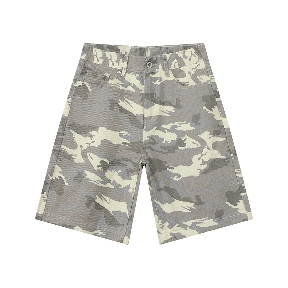 Summer Camo Cargo Baggy Shorts