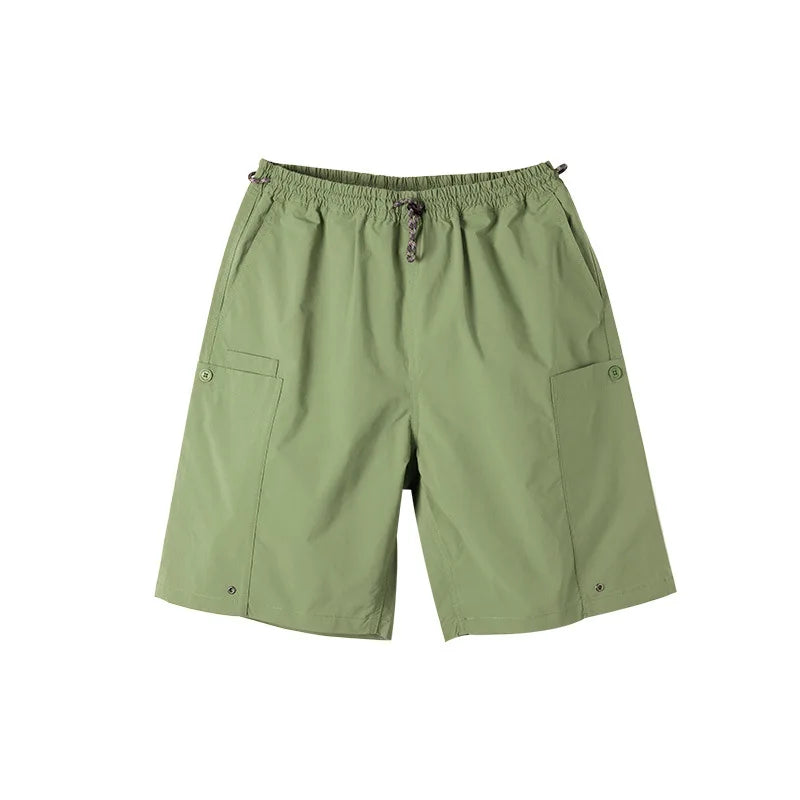 Japanese Retro Big Pocket Shorts