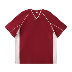 Street Style V-neck T-shirt