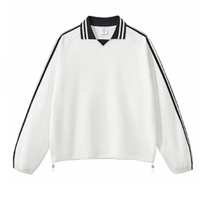 380gsm 100% Cotton Striped Line Sweatshirts