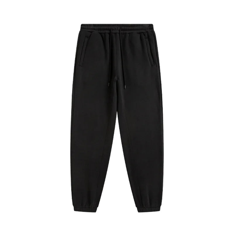 345gsm Men Pants Fleece Joggers Sports Gym Pants