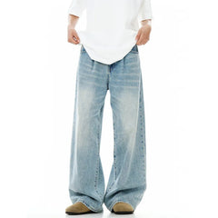 Fashion Casual Washed Denim Pants