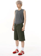 High Quality Loose Streetwear Denim Shorts