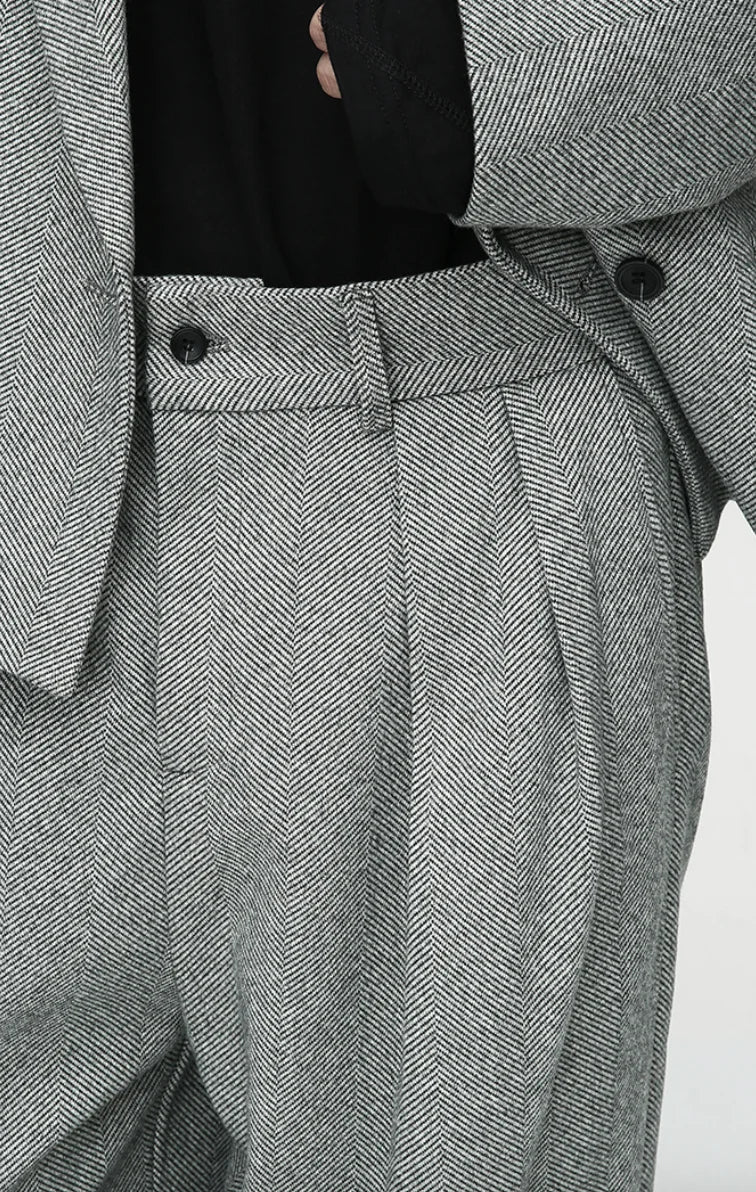 Men's Fashion Casual Wide-leg Pants