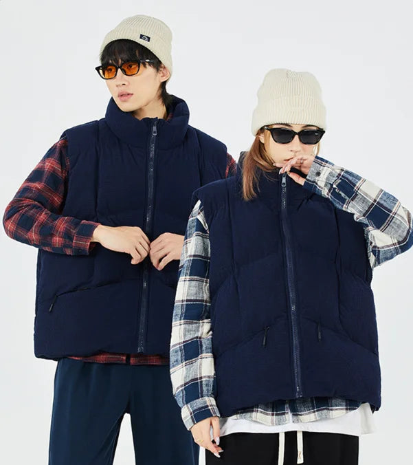 New Fashion Stand-up Collar Vest