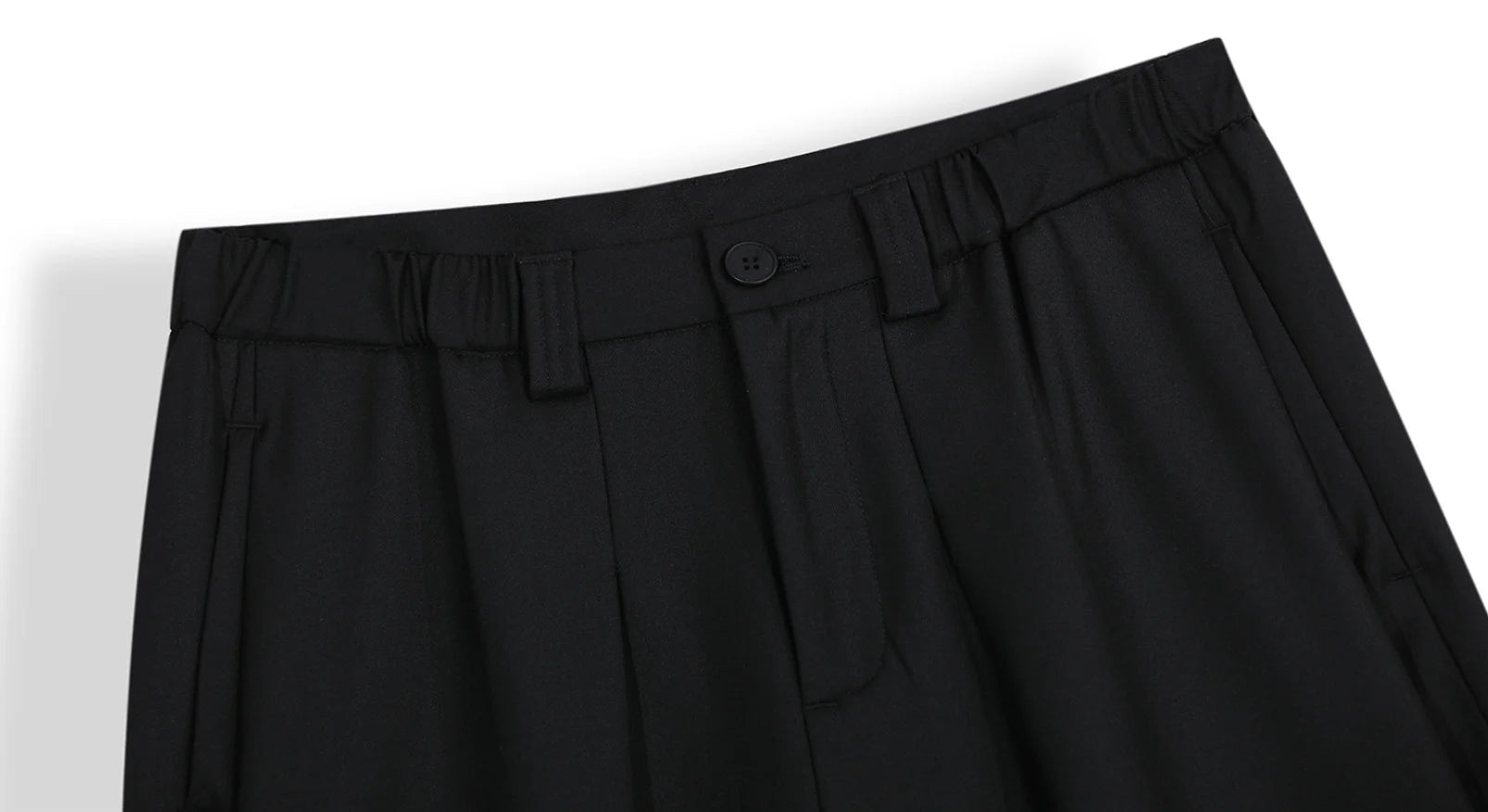 High Quality Wide Leg Pleated Bermuda Shorts