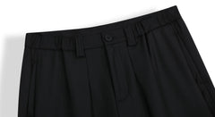 High Quality Wide Leg Pleated Bermuda Shorts